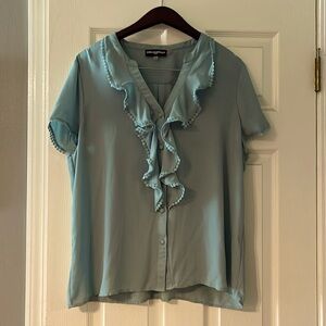 4/$20 Sale! Sweet Sea Green Blouse 🌺 Women’s XL